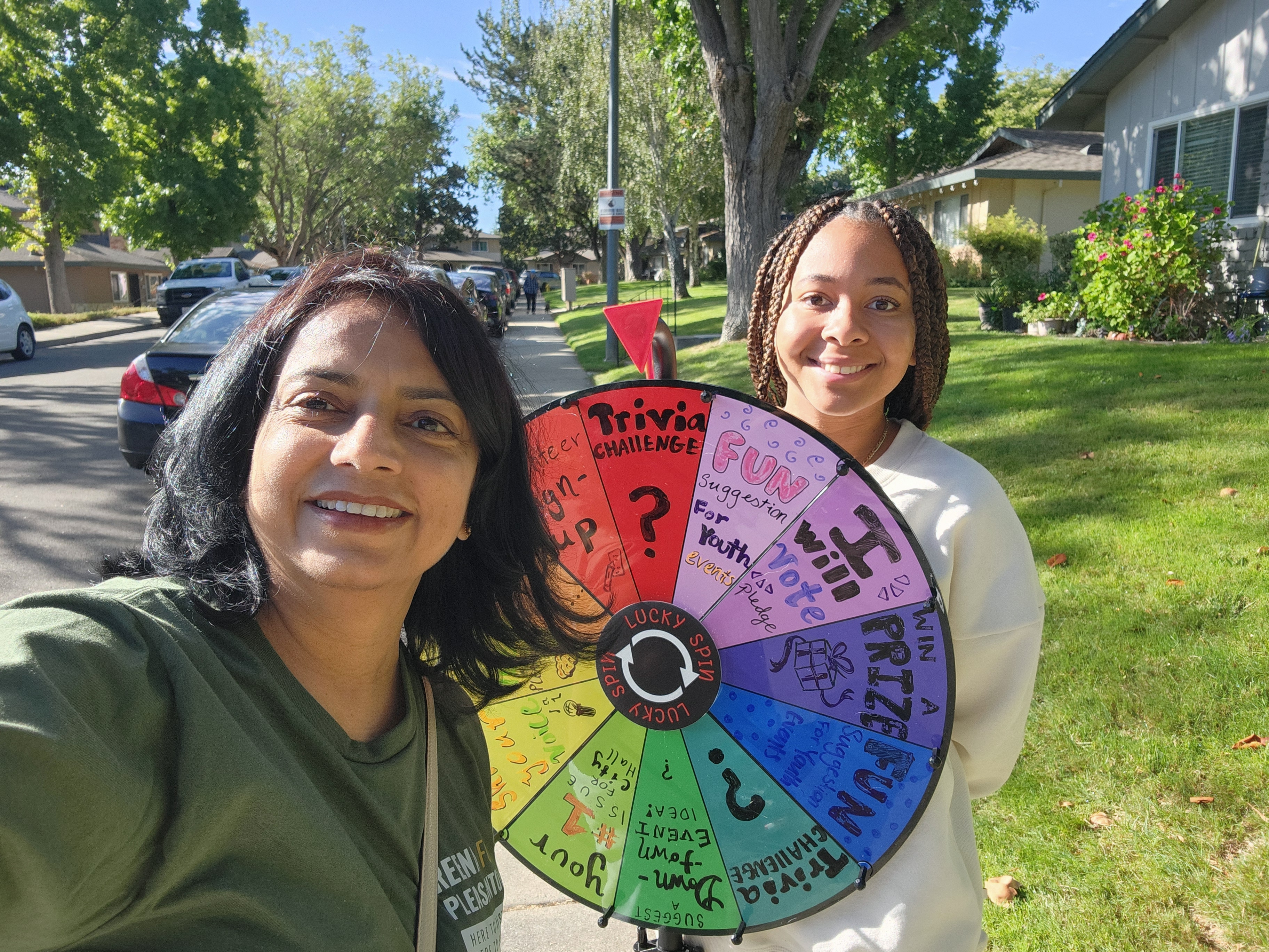 Proud of Pleasanton creative and talented youth! Thank you for the beautiful Spin Wheel design.